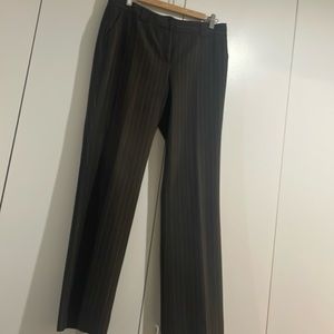 Alfani Pants - Beautiful Brown with Green and Light Brown Pinstripes